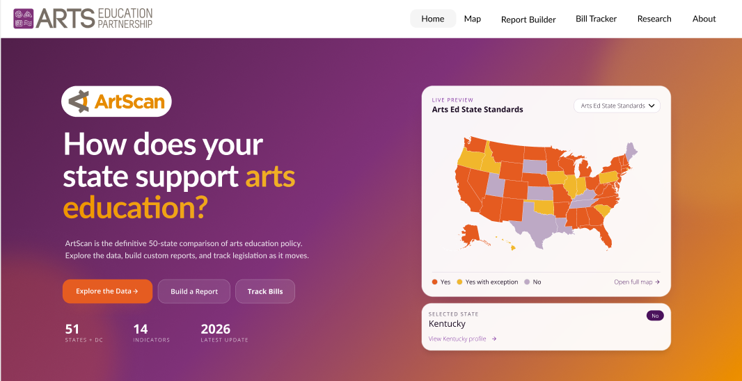ArtScan report builder interface